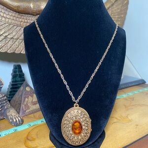 Vintage Corday perfume locket Pendant